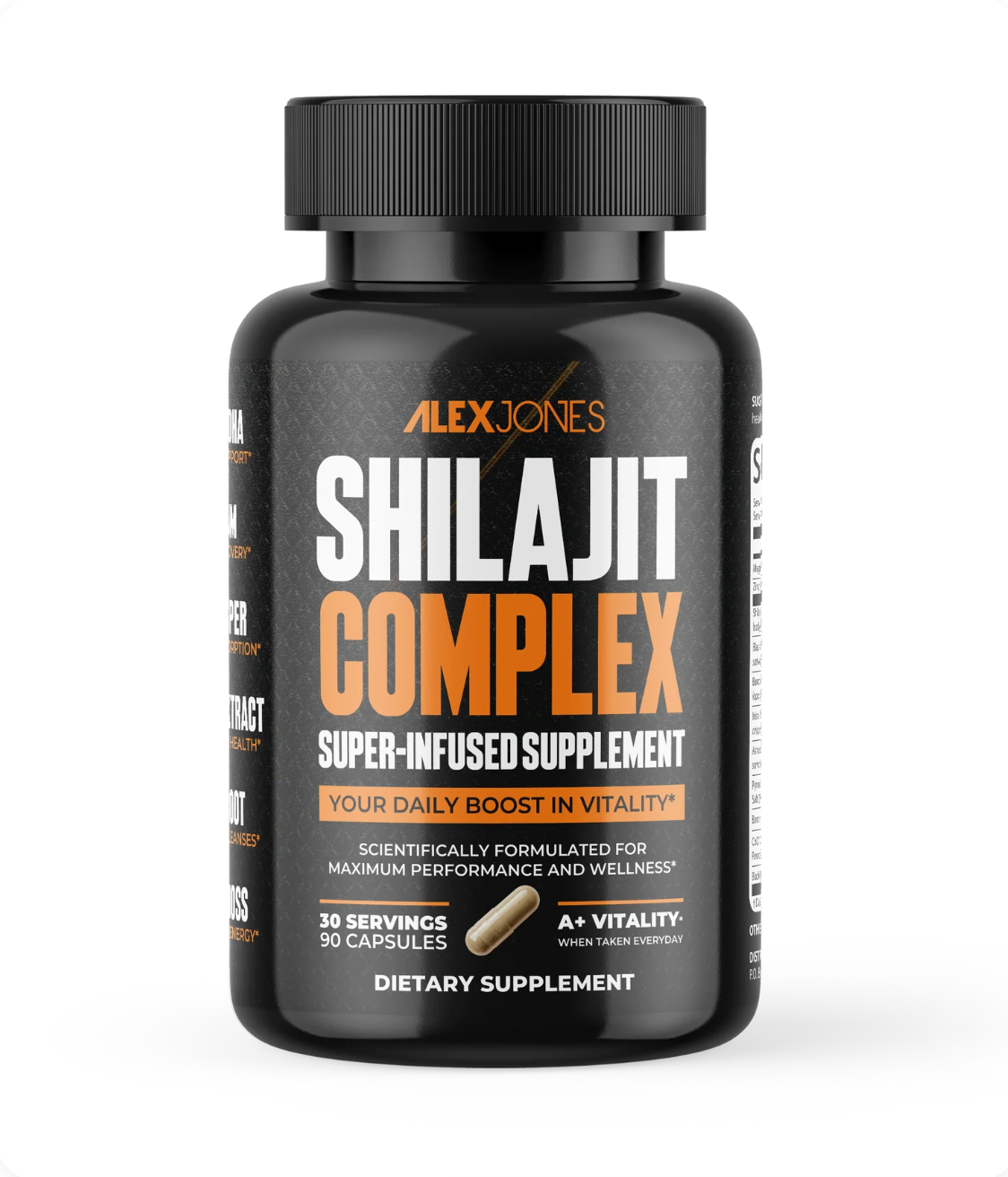 Shilajit Complex - Super-Infused Supplement (90 Capsules) (30 Servings)