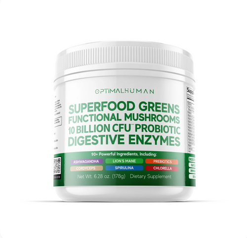 Optimal Human - Superfood Greens (6.28 oz) (30 Servings)