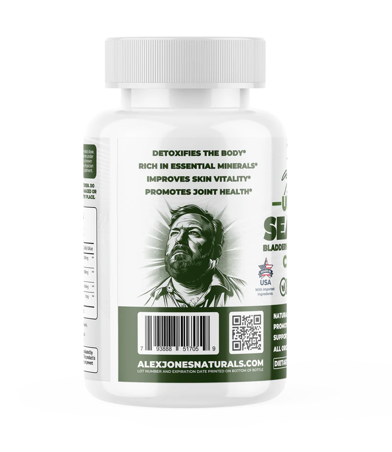 Ultimate Sea Moss Capsules With Bladderwrack & Burdock Root (60 Capsules) (30 Servings)